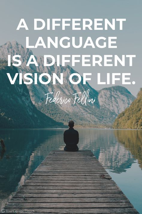 A different language is a different vision of life - Federico Fellini Quote  #language #quote #languagequote Federico Fellini, Language Quotes, New Language, Different Languages, Learn A New Language, To Learn, Quotes, Movie Posters, Quick Saves