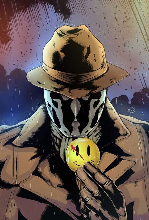 Watchmen Rorschach, Rorschach Art, Univers Dc, Arte Dc Comics, Dc Comics Artwork, Superhero Wallpaper, Detective Comics, Comic Movies, American Comics