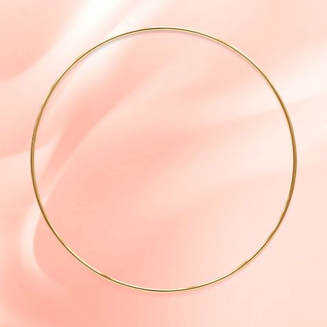 Round gold frame on an old rose pink background | free image by rawpixel.com Rose Pink Background, Round Gold Frame, Black Paper Texture, Background Square, Floral Logo Design, Story Cover, Mockup Frame, Circle Frame, Golden Circle