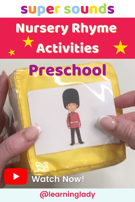 Explore a world of super speedy and engaging nursery rhyme activities! Ideal for Phase 1 Phonics or anyone in need of a quick and fun nursery rhyme week idea. It's super simple, easy peasy, and ready to play straightaway! grab the free resources for fast nursery rhyme game ideas and nursery rhyme week activities eyfs. Phonological Awareness Preschool, Nursery Rhyme Week, Phonological Awareness Games, Eyfs Phonics, Nursery Rhyme Activities, Nursery Rhyme Game, Phase 1 Phonics, Rhyme Activities, Old Nursery Rhymes