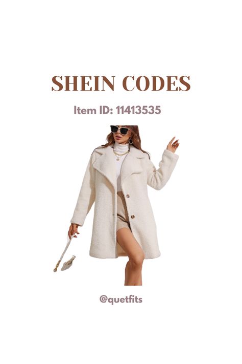 dark academia, aesthetic, dark academia outfit, winter coats for women, chic coats, cheap winter coats with good quality. stylish coats, fake soft fur coats, stylish lady in a coat, classy woman in paris, shein finds, shein codes, cute clothing for women, classy clothing for modern women Winter Outfits Shein Codes, Shein Codes, Winter Coats For Women, Shein Finds, Classy Clothing, Winter Coat Outfits, Dark Academia Outfit, Stylish Lady, Aesthetic Dark Academia