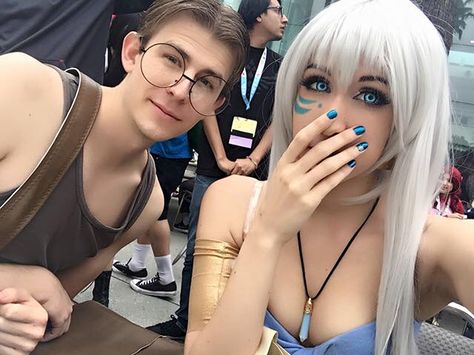 Kida and Milo cosplay by Kam Legacy - Imgur Milo Cosplay, Milo And Kida, Couples Cosplay, Cosplay Inspiration, Epic Cosplay, Couple Things, Couples Halloween, Cosplay Tutorial, Disney Cosplay