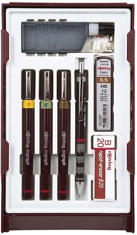 Best Drawing Pens, Kuretake Brush Pen, Pentel Pocket Brush Pen, Rotring Pens, Drawing Pens, Technical Pen, Acrylic Art Projects, Writing Accessories, Pen Design