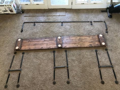 Bar Table Behind Couch, Bar Behind Couch, Diy Bar Table, Make A Couch, Bar Table Diy, Wood Bar Top, Table Behind Couch, Behind Couch, Diy Sofa Table