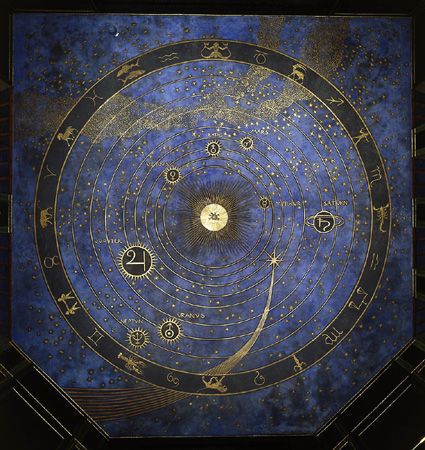 Αστερουλα Celestial Ceiling, Ravenclaw Aesthetic, Astronomy Art, Celestial Art, Form Design, Ravenclaw, Blue And Gold, Night Skies, Astronomy