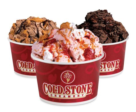 Coldstone Creamery, Tempe Marketplace Coldstone Ice Cream, Ice Cream Facts, Cold Stone Ice Cream, Rocky Mountain Chocolate Factory, Cold Stone Creamery, Cold Stone, Ice Cream Packaging, Yummy Ice Cream, Ice Cream Birthday