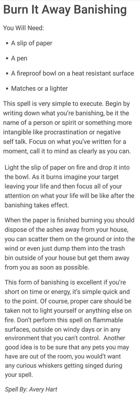 banishing, spell, beginners, easy, simple, witchcraft, fire, spells, magic, the craft, witches, pagan, paganism, spells and rituals Banishing Magick, Banish Someone Spell, Banishing Ex Spell, Banishing Spells Witchcraft, Banishing Witchcraft, Banish Spell, Simple Banishing Spell, Easy White Magic Spells, Witchcraft Banishing