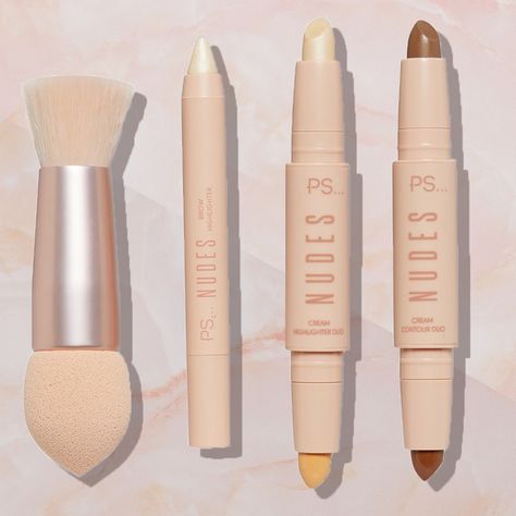 $9 Dupe for KKW Beauty Crème Contour & Highlight Kit  #kimkardashian Best Cream Contour, Primark Makeup, Hair And Nails Vitamins, Primark Beauty, Beauty Hacks Eyelashes, Nail Vitamins, Beauty Hacks Nails, Contour Highlight, Trophy Hunting