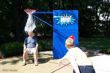 Brads Bounce A Lot Party Rentals Erie PA- Pitchburst Dunk Booth/Dunk Tank Alternative Tank Craft, Dunking Booth, School Games For Kids, Diy Carnival Games, Building Games For Kids, Carnival Games For Kids, Diy Yard Games, Diy Carnival, Carnival Ideas