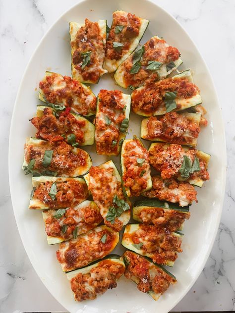 Zucchini Lasagna Boats (Low Carb, Gluten Free) Zucchini Lasagna Boats, Season Corn, Lasagna Boats, Kathleen Ashmore, Corn And Zucchini, Seasoned Corn, Traditional Lasagna, Fusilli Pasta, Zucchini Lasagna