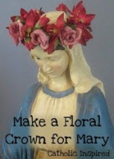 Making A Crown, Catholic Kids Activities, Crown Of Flowers, The Blessed Mother, Make A Crown, Catholic Homeschool, Catholic Decor, Catholic Crafts, Mary Catholic