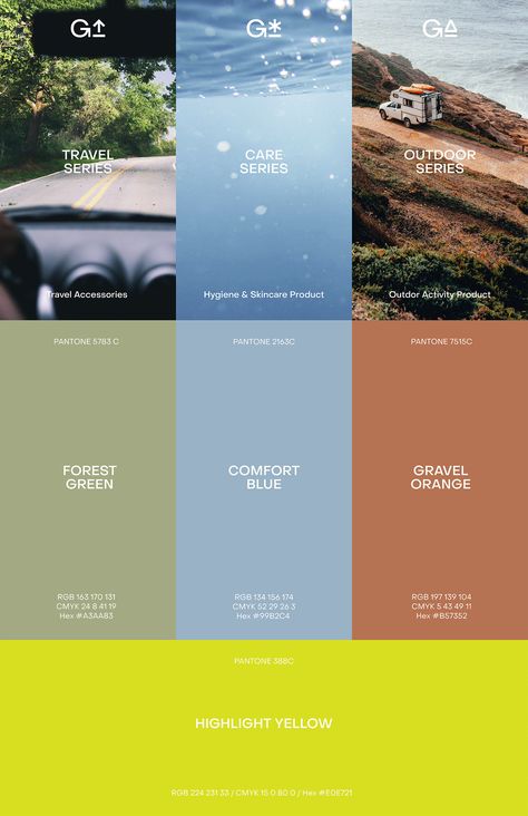 Corporate Color Palette, Bx Design, Branding Color Palette, Brand Visual Identity, Design Color Palette, Visuell Identitet, Visual Identity Design, Travel Brand, Brand Color Palette