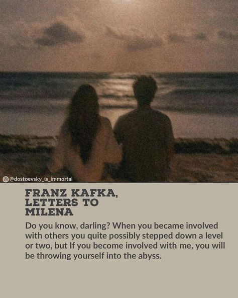 Letters To Milena Book, Letters To Milena Quotes, Letters To Milena Kafka, Kafka Quotes, Franz Kafka, Worth Quotes, Literature Quotes, Philosophy Quotes, Books Reading