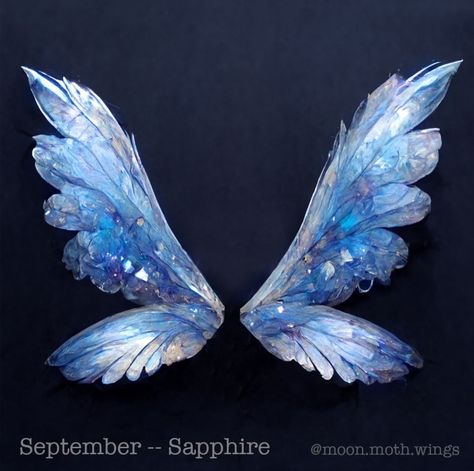 Everskies Collage, Fairy Wings Aesthetic, Angel Armor, Ocean Fairy, Wing Ideas, Blue Fairy Wings, Fantasy Wings, Water Wings, Angel Butterfly