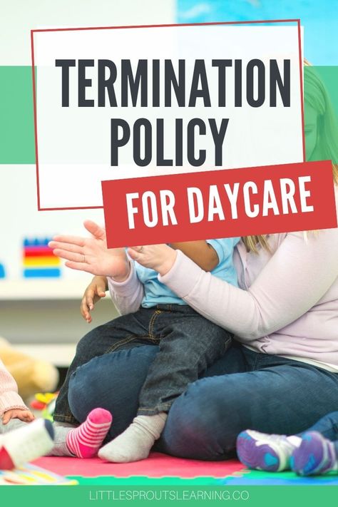 If you are running a home daycare, not every family will work out. So make sure you have a daycare termination policy in place beforehand and know how to write a daycare termination letter. Daycare Contract In Home, Daycare Policies And Procedures, Daycare Paperwork, Childcare Facility, In Home Daycare, Daycare Contract, Opening A Daycare, Daycare Signs, Termination Letter