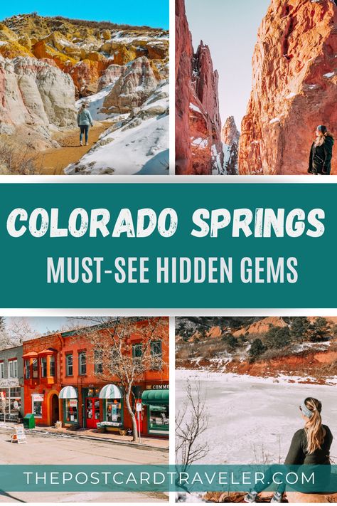 Colorado Springs Christmas, Colorado Springs In March, Colorado Springs Itinerary, Colorado Springs Winter, Colorado Springs Things To Do, Denver Christmas, Colorado Springs Vacation, Manitou Springs Colorado, Colorado National Parks