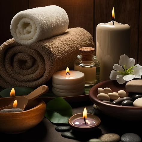 Spa Stock Photos, Spa Vibes Aesthetic, Wallpaper For Spa, Spa Restroom, Foot Massage Spa, African Spa, Spa Bamboo, Wellness Interior Design, Home Massage Room