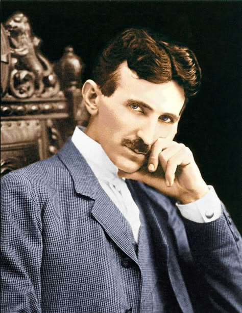 English: Nikola Tesla color Nikolai Tesla, Current Electricity, Viktor Schauberger, Engineer Mechanical, Nicola Tesla, Nicolas Tesla, Tesla Coil, Alternating Current, The Scientist