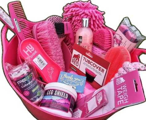 Pink Horse Accessories, Equestrian Gift Ideas, Simple Horse Barns, Horse Essentials, Toys For Horses, Horse Grooming Supplies, Horse Grooming Kit, Cheshire Uk, Barbie Horse