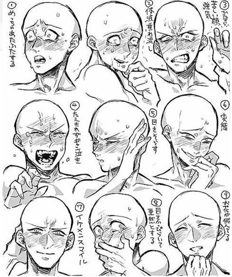 Oc Composition Ideas, Art Observation, Drawing Bases, Eye Expressions, Drawing Face Expressions, 캐릭터 드로잉, Drawing Expressions, Arte Sketchbook, Figure Drawing Reference