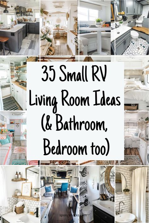 I’m super excited for this summer. Every year the fam goes on a family road trip and with our small camper we explore every place we go to. But I’m in need of a serious update for my rv small camper. So, I’ve been scouring Pinterest for small camper decor ideas. Whether it’s a small […] Inside Rv Rv Interior, Small Rv Living Room Ideas, Diy Camper Upgrades, 16ft Camper Remodel, Rv Camper Curtains, A Liner Camper Interior, Small Rv Ideas, Small Rv Makeover, Simple Camper Decor