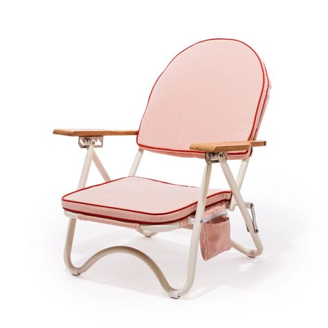 The Pam Chair - Rivie Pink | Business & Pleasure Co. Pillow Stack, Pillow Lounger, Business And Pleasure, Beach Furniture, Adventure Essentials, Pink Business, Cooler Tote Bag, Wardrobe Furniture, Stylish Chairs