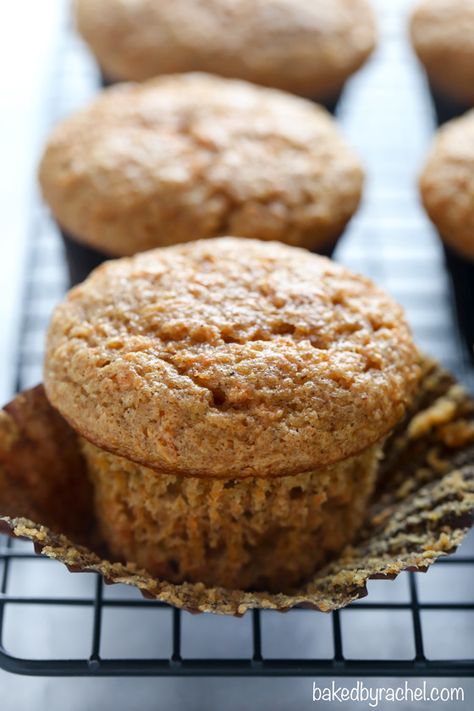 Carrot Applesauce Muffins, Carrot Cake Muffin Recipe, Applesauce Muffins, Carrot Cake Muffins, Carrot Muffins, Cake Muffins, Apple Sauce, Gluten Free Muffins, Delish Recipes