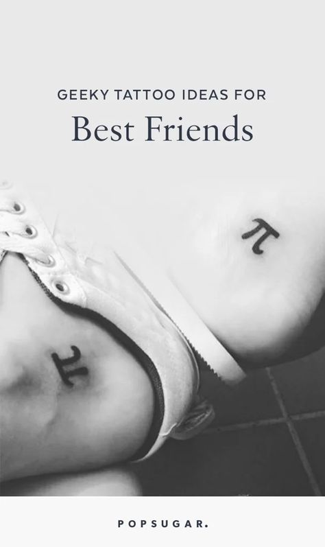 Best Friend Symbols, Best Friend Symbol Tattoo, Geeky Tattoos, Friend Symbol, Friendship Symbol Tattoos, New Beginning Tattoo, Tattoo Placements, Bestie Tattoo, Matching Sister Tattoos