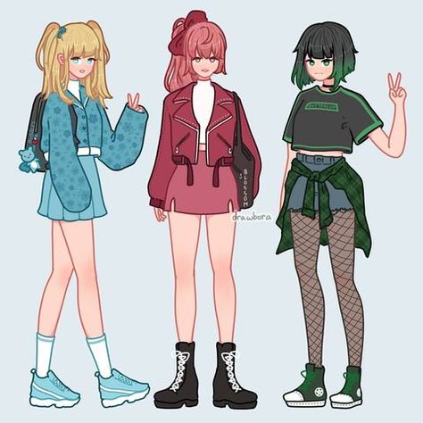 @drawbora • Instagram photos and videos Powerpuff Boys, Buttercup Powerpuff Girl, Grunge Girls, Powerpuff Girls Costume, Powerpuff Girls Cartoon, Outfit Anime, Powerpuff Girls Fanart, Rowdyruff Boys, College Fits