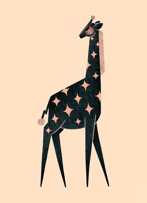 The Guardians of your Dreams on Behance Tiny Canvas, Animal Logos, Animals Design, The Giraffe, Animals Art, The Guardians, Animal Prints, Creature Design, Graphic Design Typography