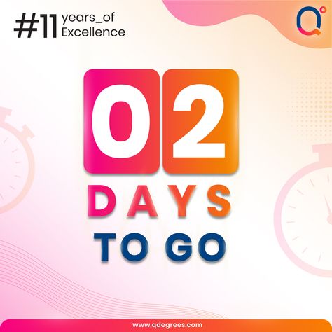 Only 2 days left until we celebrate 11 incredible years! The countdown continues! 

#2daystogo #countdowntocelebration #QDegrees #11_years_of_exellence Only 2 Days Left, 2 Days Left, Day Left, Days Left, The Incredibles, Celebrities