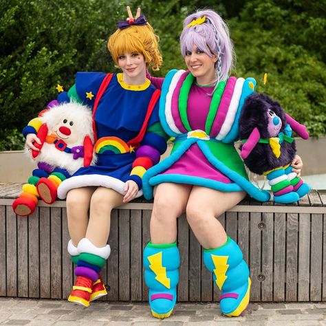 Rainbow Bright Cosplay, Rainbow Brite Stormy, Rainbow Brite Cosplay, Rainbow Bright Costume, Rainbow Bright Costumes, Rainbow Brite Costume, Rainbow Halloween Costume, Rainbow Costumes, Halloween Fits