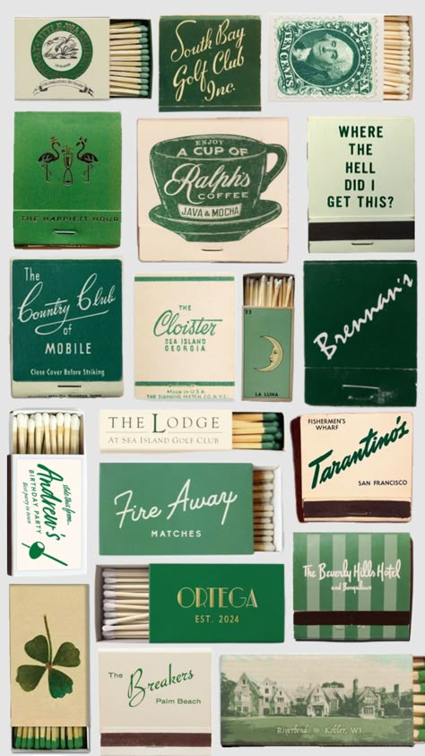 Green Color Aesthetic, 80s Editorial, Inspirational Vision Board, Matchbox Ideas, Matchbook Design, Green Martini, Matchbox Template, Light Green Aesthetic, Box Collage