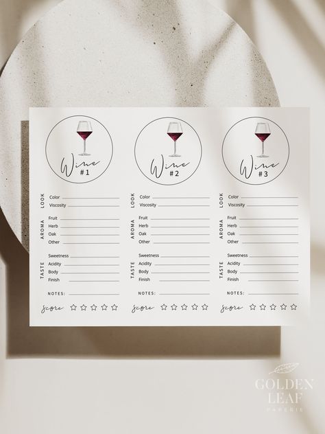 Elevate your wine tasting party with our Wine Tasting Placemat and Blind Wine Tasting Notes! This fun and interactive Wine Tasting Game is perfect for any gathering. Instantly downloadable and printable, it’s the ideal addition to your wine night. Get yours now and sip in style! #WineTasting #WineParty #PrintableGame #WineLovers #DigitalDownload #BlindTasting #WineNight #WineFun Blind Wine Tasting, Printable Placemat, Wine Tasting Notes, Notes Printable, Wine Tasting Experience, Wine Tasting Party, Tasting Party, Wine Night, Printable Games