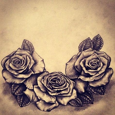 I'm going to get this; three roses representing me and my brothers Tattoos Pinterest, My Quote, Nice Tattoos, Tattoo Flowers, Black Rose Tattoos, Roses Tattoo, Stomach Tattoos, Temp Tattoo, Rose Tattoo Design