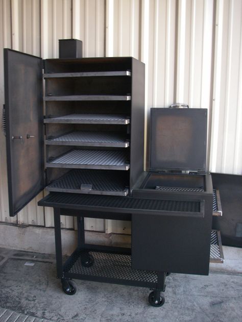 Off Set Smoker, Best Offset Smoker, Meat Smoker Build, Vertical Smoker, Pit Boss Vertical Smoker, Bbq Smokers For Sale, Custom Smokers, Build A Smoker, Smoker Designs