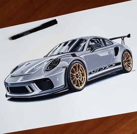 GT3RS Drawing | Desenhos de carros, Carros, Coisas de carro Realistic Car Drawings, Almond Drink, Carros Porsche, Rolls Royce Car, Royce Car, Cars Drawing, Porsche Gt, Cars Design, Cool Car Drawings