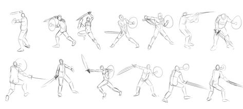 Sword and Shield poses by https://www.deviantart.com/timothywilson on @DeviantArt Shield Poses Drawing, Shield Pose Reference, Shield Poses, Shield Pose, Cassandra Aesthetic, Warrior Poses, Shield Drawing, Beast Hunters, Detailed Background