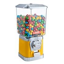 Mini Vending Machine, Gumball Dispenser, Bubble Gum Machine, Yellow Candy, Bouncy Balls, Classic Candy, Candy Dispenser, Kitchen Accessories Decor, Bubble Machine