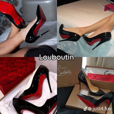 Louboutin Heels Outfit, 90s Model Aesthetic, Capsule Wardrobe Women, Designer Hair Accessories, Pretty Heels, Luxury Heels, Heels Aesthetic, Fashion Shoes Heels, Cute Shoes Heels