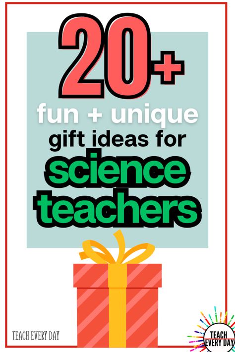 20+ Fun Gift Ideas for Science Teachers - Teach Every Day Science Gifts For Teachers, Gift For Science Teacher, Science Gifts For Adults, Gifts For Science Teachers, High School Teacher Gifts, Anatomy Teacher, Fun Christmas Gifts, Biology Teacher Gifts, Ap Environmental Science