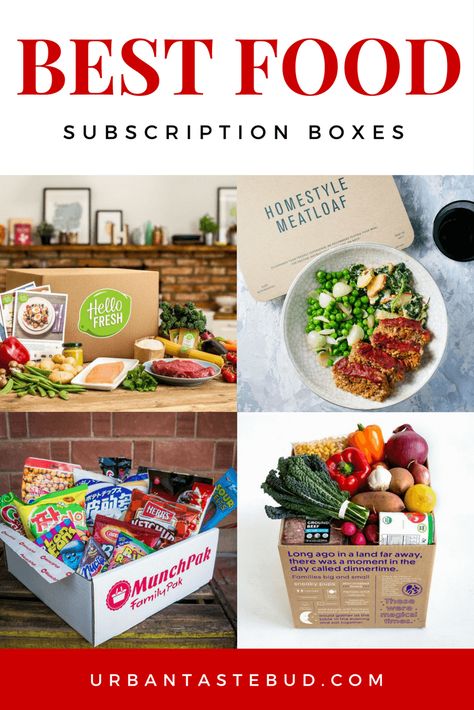 Best Food Subscription Boxes Best Monthly Subscription Boxes, Food Subscription Box, Meal Kits, Best Subscription Boxes, Product Animation, Food Box, 3d Product, Meal Kit, Monthly Subscription