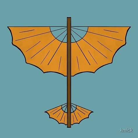 Aang’s Glider by kmick | Redbubble Avatar The Last Airbender Glider, Aang Glider, Air Symbol, The Last Airbender Characters, Avatar Tattoo, Character Outline, Summer Stem, Stick Tattoo, Canvas Embroidery