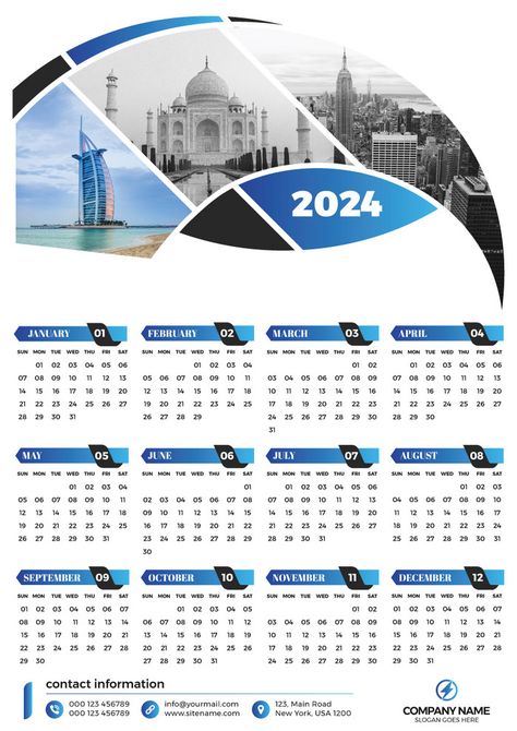 Modern Calendar Design, Wall Calender, Desk Calendar Design, Wall Calendar Design, Calendar Designs, Cracked Wallpaper, Calendar Design Template, Modern Calendar, Brick Wall Background