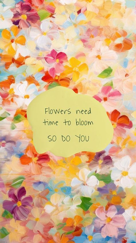 Flower & motivational quote mobile wallpaper template | free image by rawpixel.com / Minty Happy Quote Wallpapers, Flower Positive Quotes, Motivated Wallpaper, Motivation Iphone Wallpaper, Bug Tapestry, Cute Flower Wallpaper, Positivity Manifestation, Motivational Wallpaper Aesthetic, Flower Wallpaper Aesthetic