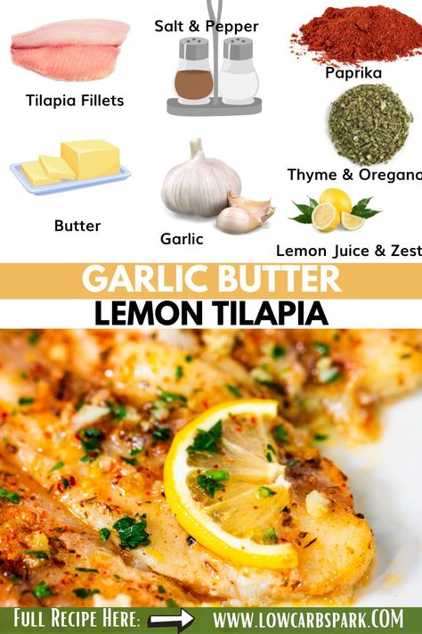 Tilapia Rice Recipes, Best Baked Tilapia Recipe, Slow Cooker Tilapia Recipes, Fall Tilapia Recipes, Baked Tilapia Dinner Ideas, Tilapia Asian Recipes, Baked Tapila Fish Recipes, Mediterranean Fish Recipes Tilapia, Talapia Ideas Baked In Foil