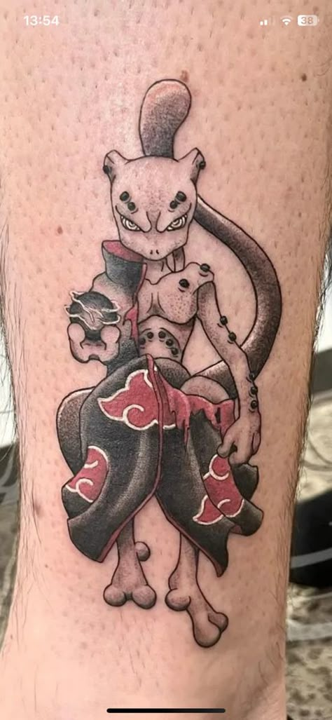 Snorlax Japanese Tattoo, Anime Crossover Tattoo Ideas, Anime Crossover Tattoo, Ash Ketchum Tattoo, Best Anime Tattoos For Men, Might Guy Tattoo, Alakazam Tattoo, Anime Traditional Tattoo, Naruto Tattoo Ideas Design