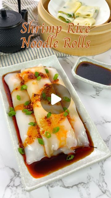 Shrimp Rice Noodles, Thai Chili Peppers, Rice Noodle Rolls, Noodle Rolls, Fancy Appetizer Recipes, Rice Paper Recipes, Rice Noodle Roll, Rice Noodle Recipes, Shrimp Marinade