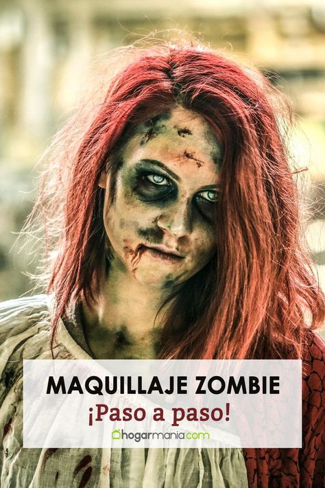 Te enseñamos cómo hacer el clásico maquillaje de zombie, una idea muy original para tu disfraz de Halloween. ¡Arrasarás! 🧟‍♂️🧟‍♀️ #belleza #maquillaje #maquillajehalloween #halloween #maquillajezombie #zombie #ideashalloween #disfrazhalloween Maquillaje Zombie Halloween, Zombie Make Up Halloween, Halloween Zombie Makeup, Spooky Halloween Makeup, Zombie Ideas, Halloween Maquillaje, Pumpkin Queen, Halloween Makeup Ideas, Zombie Makeup