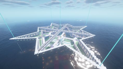 Minecraft ocean bases are a delicate balance of slick design and looming disaster | PC Gamer Mega Base Ideas, Coral Reef Biome, Minecraft Mega Base Ideas, Minecraft Mega Base, Minecraft Build Ideas, Minecraft Underwater, Mega Base, Minecraft Kingdom, Base Ideas